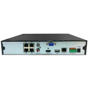 NVR3009E1P4 - NVR 8MP 4K 4CH POE, 9CH Max Input