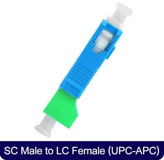 SC/UPC to LC/APC Hybrid Adapter