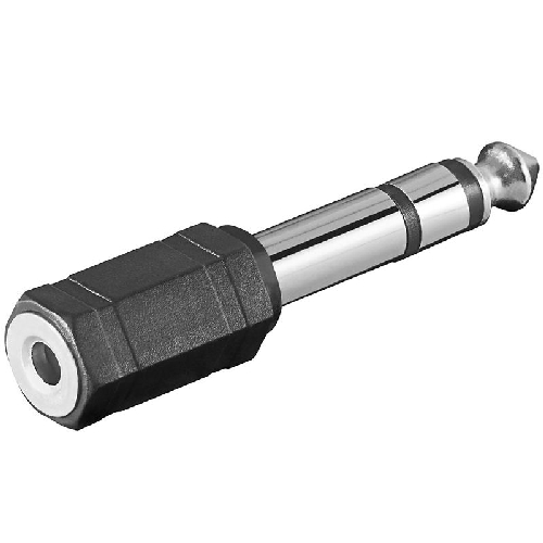 35F-635M-ST - Adapter, 6,35mm stereo plug to 3,5mm stereo jack