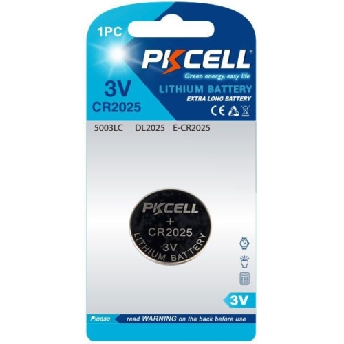 CR2025 - BUTTON CELL LITHIUM BATTERY 3V